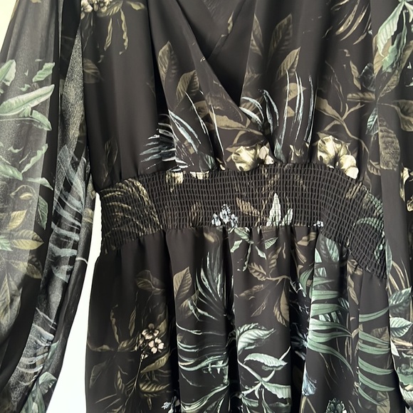 Dex Botanical Print Dress- Size M - Picture 8 of 11